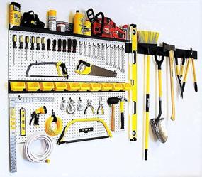 img 3 attached to 🛠️ WALLPEG Overhead Pegboard Organizer Accessories