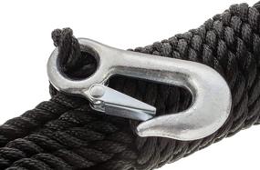 img 2 attached to 🔒 Attwood 11739-2: Durable Poly Winch Rope with Steel Hook - 3/8-Inch x 20-Feet - Premium Performance