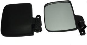 img 2 attached to 🔍 Enhance Your Golf Cart's Safety with EZGO Club Car Yamaha Gas & Electric Side Rear View Mirror Set