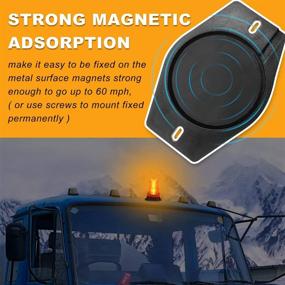img 2 attached to High-intensity LED Strobe Light: Magnetic Flashing 🚦 Beacon for Vehicle Forklifts, Trucks, Golf Carts, and More