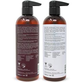 img 3 attached to PURA D'OR ColorHarmony Purple Shampoo & Conditioner Biotin Set (16oz x 2) - Ideal for Bleached, Blonde, 👩 Silver & Color Treated Hair - With Keratin, Bamboo Fiber, No Sulfates - Natural Ingredients - For Men & Women