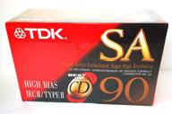 🎶 rare tdk sa90 high bias cassettes -5-pack (discontinued by manufacturer): limited edition music nostalgia logo