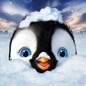 img 4 attached to 🐧 TianMaiGeLun New DIY 5D Diamond Painting Kit: Ice Snow Penguin Birdie - Rhinestone Embroidery Craft Kit for Home Decor - 30x30cm