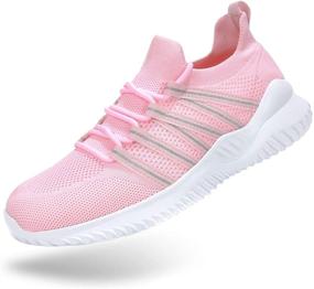 img 4 attached to 👟 GEMAX Women's Slip-On Mesh Memory Foam Lightweight Athletic Sneakers: Walking Tennis Shoes for Comfortable Running