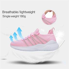 img 2 attached to 👟 GEMAX Women's Slip-On Mesh Memory Foam Lightweight Athletic Sneakers: Walking Tennis Shoes for Comfortable Running