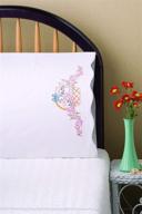tobin stamped pillowcase embroidery 30 inch needlework for cross-stitch logo