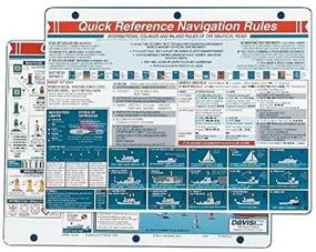 img 1 attached to Davis Instruments Navigation Rules: A Handy Quick Reference Card for Foolproof Navigation