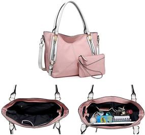 img 1 attached to Fashion Shoulder Satchel Handbag for Women - Handbags & Wallets