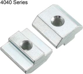 img 2 attached to Uxcell Threaded Aluminum Extrusions Profile Fasteners - Nuts