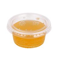 🍶 【200 pack-2 oz】fuling small plastic containers with lids - jello shot cups, condiment cups for meal prep, portion control, salad dressing slime, and medicine logo