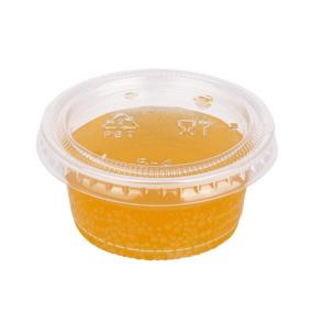img 4 attached to 🍶 【200 Pack-2 oz】Fuling Small Plastic Containers with Lids - Jello Shot Cups, Condiment Cups for Meal Prep, Portion Control, Salad Dressing Slime, and Medicine