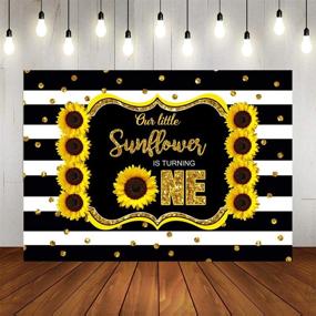 img 4 attached to Sunflower Birthday Photography Background Decoraitons