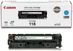 img 1 attached to 🖨️ Canon 2660B015AA Original 118 Black, Cyan, Magenta, Yellow Toner Set for Color imageCLASS MF8350Cdn: Efficient Printing Solution