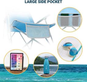 img 2 attached to WEJOY Headrest Beach Chair WF2104