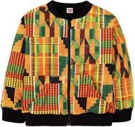 african print children's coat: dashiki jacket with kente patterns - ideal for boys and girls logo