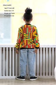 img 2 attached to African Print Children's Coat: Dashiki Jacket with Kente Patterns - Ideal for Boys and Girls