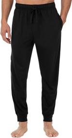 img 2 attached to Fruit of the Loom Men's Jersey Jogger Medium: Versatile Clothing for Sleep & Lounge