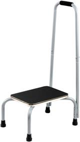 img 4 attached to 🩸 Bundaloo Support Step Stool: The Best Foot Stool for Hospital Bed, Kitchen Shelving, and Bath Tub. Non-Slip Rubber Handle, Platform, and Feet for Extra Safety. Ideal for Adults and Kids in Home or Medical Settings.