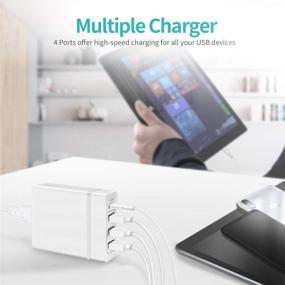 img 1 attached to 🔌 Nekteck 4-Port 72W USB C Charger: Powerful Type-C 60W PD Charger for iPhone 12 Pro Max, MacBook Pro, iPad Pro, Dell XPS, and More!