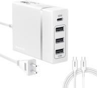 🔌 nekteck 4-port 72w usb c charger: powerful type-c 60w pd charger for iphone 12 pro max, macbook pro, ipad pro, dell xps, and more! logo