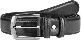 img 3 attached to 👖 Regular Size Leather Waist Belts in Various Colors