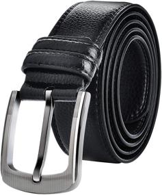 img 4 attached to 👖 Regular Size Leather Waist Belts in Various Colors