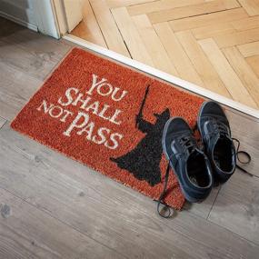 img 3 attached to 🚫 getDigital Doormat You Shall Not Pass - LotR Lover's Entrance Rug - Orange-Brown Coco Coir Fibers - 23.7 x 15.7 inch