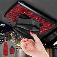 funojoy bling car visor tissue holder logo