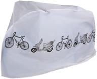 outdoor waterproof bike cover - rain, sun, uv, dust, wind proof for road, mountain, and electric bicycles - one size fits all logo