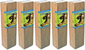 img 1 attached to 🐱 Buy Ware 5 Pack of Corrugated Replacement Pads for Cat Scratchers - 2 Pads per Pack