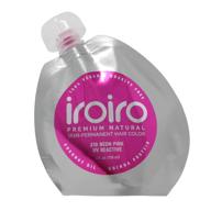 neon pink iroiro 310: premium natural semi permanent hair color logo