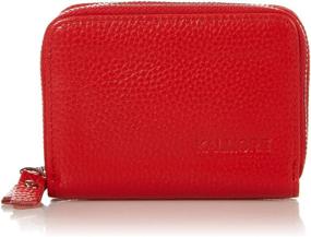 img 4 attached to Ultimate Safety and Style: KALMOR Leather Double Blocking Women's Handbags & Wallets in Wallets