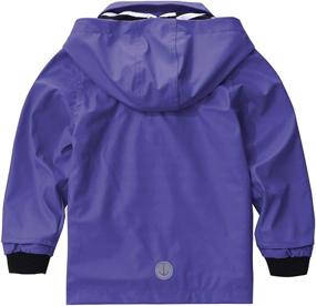 img 3 attached to Versatile M2C Hooded Waterproof Rain Jacket: Ideal Windbreaker for Boys and Girls, Cotton Lined for Extra Comfort