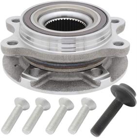 img 4 attached to 🔧 [1-Pack] Premium Pre-Assembled BR930817K FRONT Wheel Hub Bearing Assembly 513301 Compatible With [AUDI] A Series, S Series, Q5, also suitable for Quattro models. Rear fitment available. Explore Description for More Information