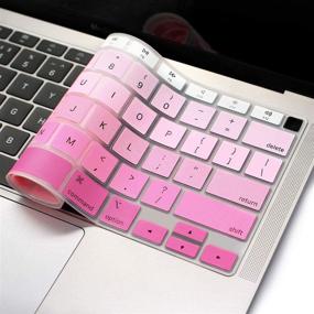 img 2 attached to Проелайф Ультратонкий силиконовый чехол для клавиатуры для MacBook Air 13 дюймов 2020 с Touch ID (Модель A2179 и A2337 с процессором Apple M1)