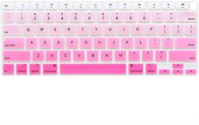 img 4 attached to Проелайф Ультратонкий силиконовый чехол для клавиатуры для MacBook Air 13 дюймов 2020 с Touch ID (Модель A2179 и A2337 с процессором Apple M1)