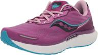 👟 saucony triumph 19 razzle blaze women's athletic shoes logo