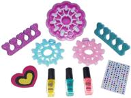 enhance your nail art skills with joysae nail art studio set: basic beauty colors - the perfect gift for girls and party fun logo