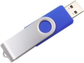 img 4 attached to Flash Drives Memory Brushed Aluminum Data Storage