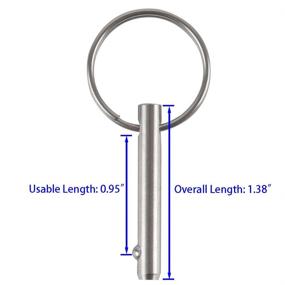 img 3 attached to Durable Stainless Steel Hardware for Efficient Release and Diameter Functions