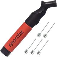 ⚽️ sportbit ball pump with 5 needles - push & pull inflating system - ideal for all sports balls - volleyball, basketball, football & soccer ball air pump - includes needles set and e-book logo
