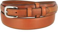 black men's accessories: leather ranger belt for men logo