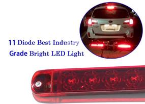 img 1 attached to 🚦 Enhance Safety with Autosmart 2PCS Red 17" 11 LED Trailer Light Bar: Stop, Turn, Tail, Brake, Clearance Marker
