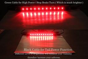 img 2 attached to 🚦 Enhance Safety with Autosmart 2PCS Red 17" 11 LED Trailer Light Bar: Stop, Turn, Tail, Brake, Clearance Marker