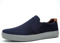 puxowe walking breathable sneakers navy deep men's shoes and loafers & slip-ons logo