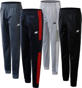 img 4 attached to 👖 Boys' Active Sweatpants Joggers by New Balance for Optimal Comfort and Performance in Boys' Clothing