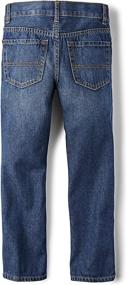 img 1 attached to 👖 Boys' Straight Jeans: Children's Place Clothing for Boys