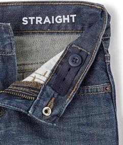 img 2 attached to 👖 Boys' Straight Jeans: Children's Place Clothing for Boys
