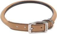 coastal pet products dcp120620tan leather logo