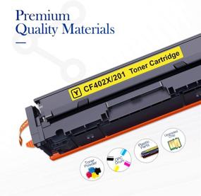 img 3 attached to Valuetoner Compatible Toner Cartridge Replacement for HP 201X 201A CF400X CF401X CF402X CF403X CF400A - Pro Color MFP M277dw M252dw M277n M277c6 M252n M277 Printer(4 Pack)